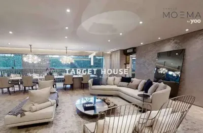 Apartamento de luxo à venda em são paulo, moema, com 4 quartos, 269,50m²