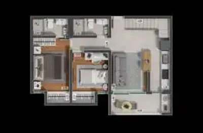 Lançamento Città Residence: 2 suítes, varanda gourmet e lazer no terraço!