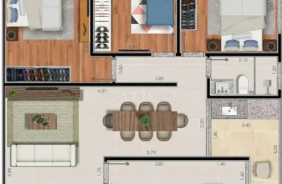 Apartamento com 2 quartos à venda na Rua Professor José Spinelli, Bairu, Juiz de Fora