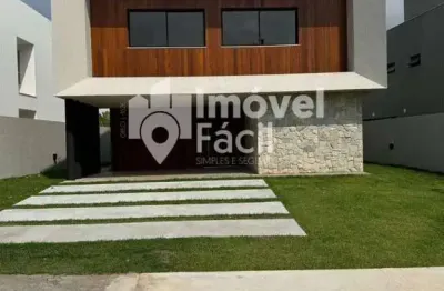 Casa com 4 dormitórios à venda, 280 m² por r$ 1.850.000,00 - alphaville litoral norte 2 - camaçari/ba