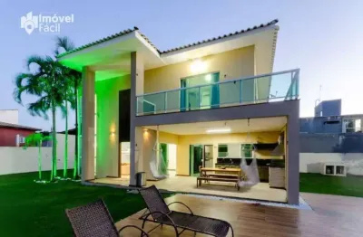Em aldeias do jacuípe, temos uma casa encantadora com 4 quartos, sendo 3 suítes
