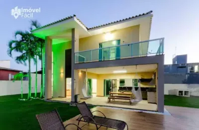 Em aldeias do jacuípe, temos uma casa encantadora com 4 quartos, sendo 3 suítes