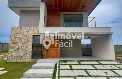 Casa com 4 dormitórios,  terras alphaville- camaçari/ba