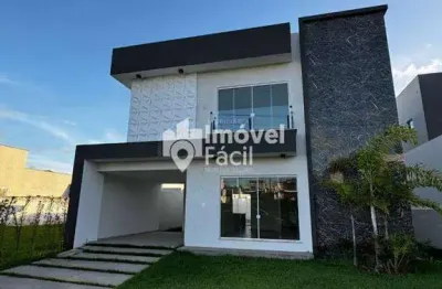 Casa com 4 dormitórios à venda, 210 m² por r$ 980.000,00 - terras alphaville camaçari  - cascalheiras/ba