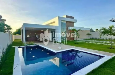 Casa em condomínio fechado com 4 quartos à venda na Rua Dois Cdo Parque Jacuipe, Barra do Jacuípe, Camaçari