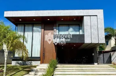 Casa com 4 dormitórios à venda, 303 m² por r$ 3.300.000,00 - alphaville litoral norte 1 - camaçari/ba
