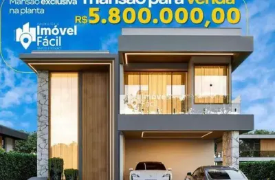 Casa com 6 dormitórios à venda, 448 m² por r$ 5.800.000 - guarajuba - camaçari/ba