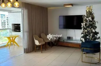 Apartamento com 4 dormitórios para alugar, 135 m² por r$ 8.500,00/ano - alphaville i - salvador/ba