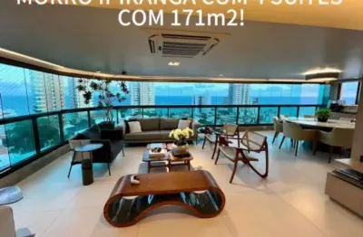 Apartamento com 4 quartos à venda na rua silvino marques, 50, barra, salvador, 171 m2 por r$ 2.200.000