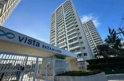 Apartamento com 3 quartos à venda na avenida professor pinto de aguiar, 1091, patamares, salvador, 80 m2 por r$ 850.000