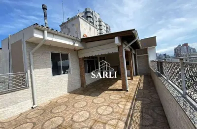 Cobertura com 4 dormitórios à venda, 104 m² por r$ 750.000,00 - kobrasol - são josé/sc