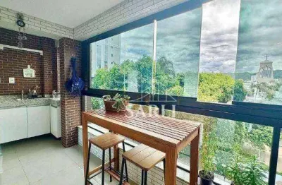 Apartamento com 3 dormitórios à venda, 118 m² por r$ 1.300.000,00 - kobrasol - são josé/sc