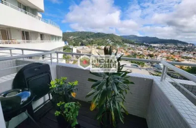 Fino  e moderno apto mobiliado, 2 suítes, vista livre, lazer , itacorubi