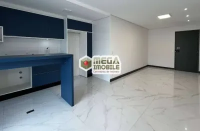 Amploapartamento,5 min do centro, 2 dorm suíte,novo,semimobiliado, 2 vagas