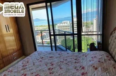 Apto centro, vista mar, 2 dorm, sacada, proximo av rio branco