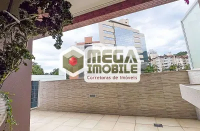 Excelente apto com terraço, vista livre, semimobiliado, 2 dorm, itacorubi