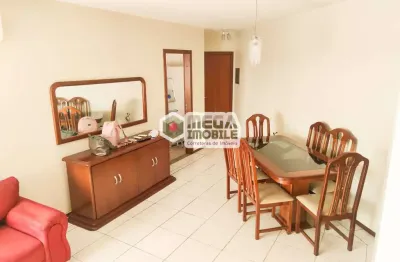 Apto 100% mobiliado, 3 dorm, sacada,elevador, itacorubi