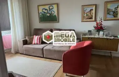 Apartamento vista mar, em barreiros, são jose, 3 dormitorios, semimobiliado