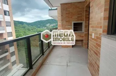 Apartamento novo no itacorubi, 3 dormitorios, lazer clube, alto padrao