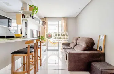 Apartamento joao paulo, lazer, 2 dorm suíte, semimobiliado