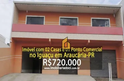 Casa com 2 dormitórios à venda, 395 m² por r$ 720.000,00 - iguaçu - araucária/pr