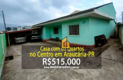 Casa com 3 dormitórios à venda, 95 m² por r$ 515.000,00 - centro - araucária/pr