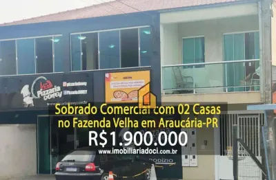 Sobrado com 2 dormitórios à venda, 190 m² por r$ 1.900.000,00 - fazenda velha - araucária/pr