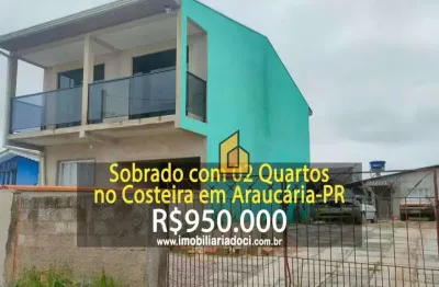 Sobrado com 2 dormitórios à venda, 253 m² por r$ 950.000,00 - costeira - araucária/pr