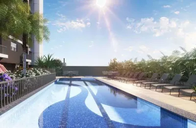 Apartamento pronto em frente ao hospital campo limpo, 2 dormitórios 42m2 com varanda, vaga opcional!