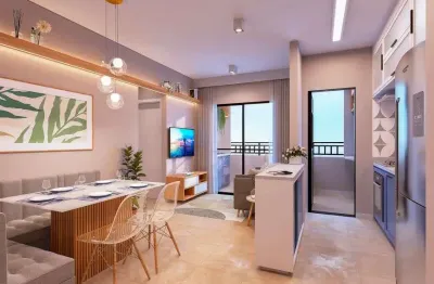 Apartamento no taboão da serra com 2 quartos, vaga e varanda, lazer completo!!