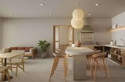 Apartamento na chácara santo antônio, 2 dormitórios com varanda.