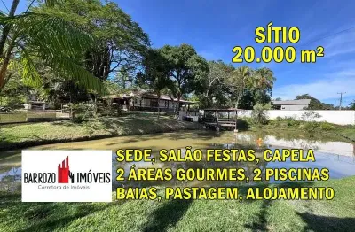 Sítio para venda em itaboraí, sambaetiba, 6 dormitórios, 2 suítes, 5 banheiros