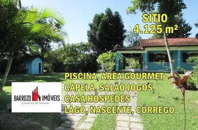 Sítio para venda em itaboraí, sambaetiba, 5 dormitórios, 2 suítes, 6 banheiros