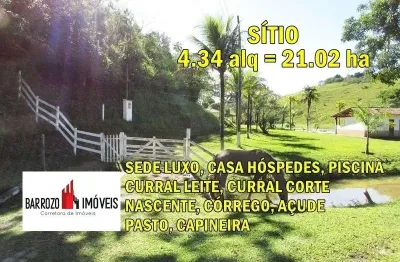 Sítio para venda em cachoeiras de macacu, maraporã, 7 dormitórios, 2 suítes, 5 banheiros