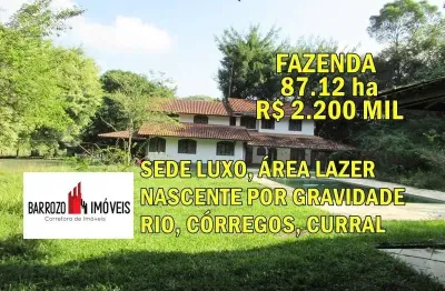 Fazenda para venda em cachoeiras de macacu, maraporã, 3 dormitórios, 3 suítes, 6 banheiros