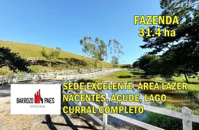Fazenda para venda em cachoeiras de macacu, maraporã, 6 dormitórios, 5 suítes, 7 banheiros