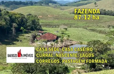 Fazenda para venda em cachoeiras de macacu, maraporã, 2 dormitórios, 1 suíte, 3 banheiros