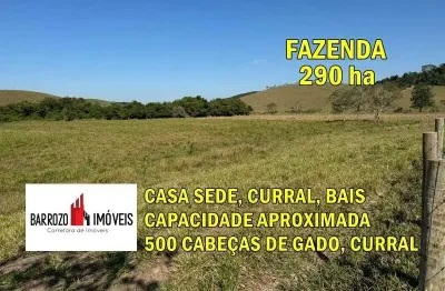 Fazenda para venda em casimiro de abreu, zona rural, 6 dormitórios, 4 banheiros