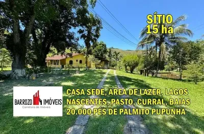 Sítio para venda em cachoeiras de macacu, funchal, 3 dormitórios, 1 suíte, 3 banheiros