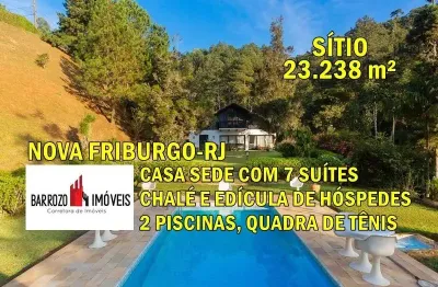 Sítio para venda em nova friburgo, mury, 10 dormitórios, 8 suítes, 10 banheiros