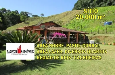 Casa para venda em cachoeiras de macacu, guapiaçu, 7 dormitórios, 3 suítes, 6 banheiros