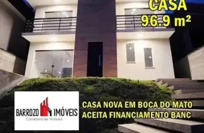 Casa para venda em cachoeiras de macacu, boca do mato, 2 dormitórios, 2 banheiros, 1 vaga