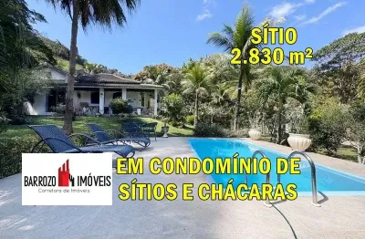 Sítio para venda em cachoeiras de macacu, agro brasil, 3 dormitórios, 2 suítes, 4 banheiros