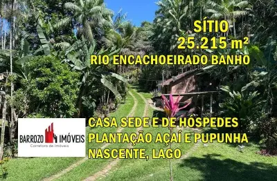 Sítio para venda em cachoeiras de macacu, guapiaçu, 5 dormitórios, 1 suíte, 4 banheiros