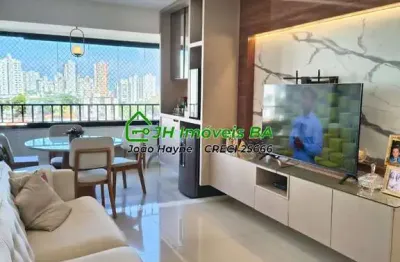 Apartamento à venda na pituba - 112m² - 3 dormitórios - 2 suites