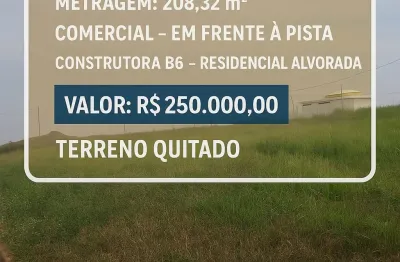 Excelente terreno comercial em boituva, estrada sentido cidade de cerquilho.
