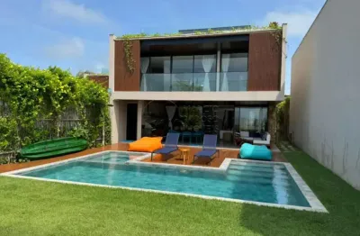 Casa alto padrão à beira mar - mobiliada - serena eco luxury villa - rota dos milagres