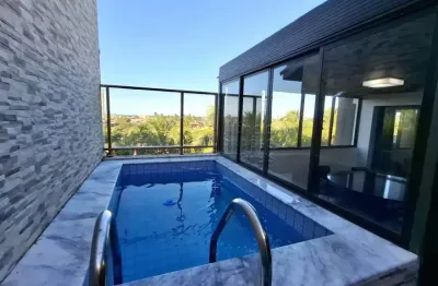 Cobertura nascente - 155m² - piscina privativa - beira-mar - barra de são miguel