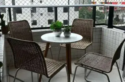Apartamento mobiliado 88m² - 3 quartos - varanda - jatiuca