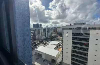 Apartamento studio 31m² - mobiliado - edif. time - ponta verde